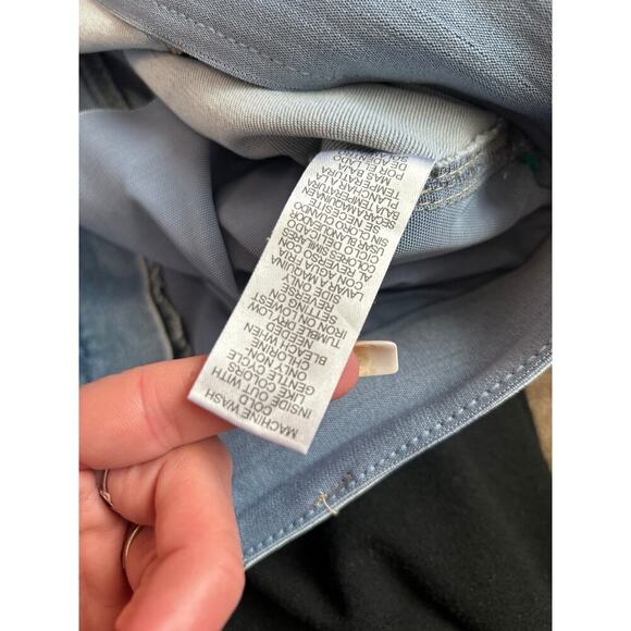 Democracy AB Technology jean denim shorts stretch front hip pockets raw hem S 12 - Picture 5 of 9